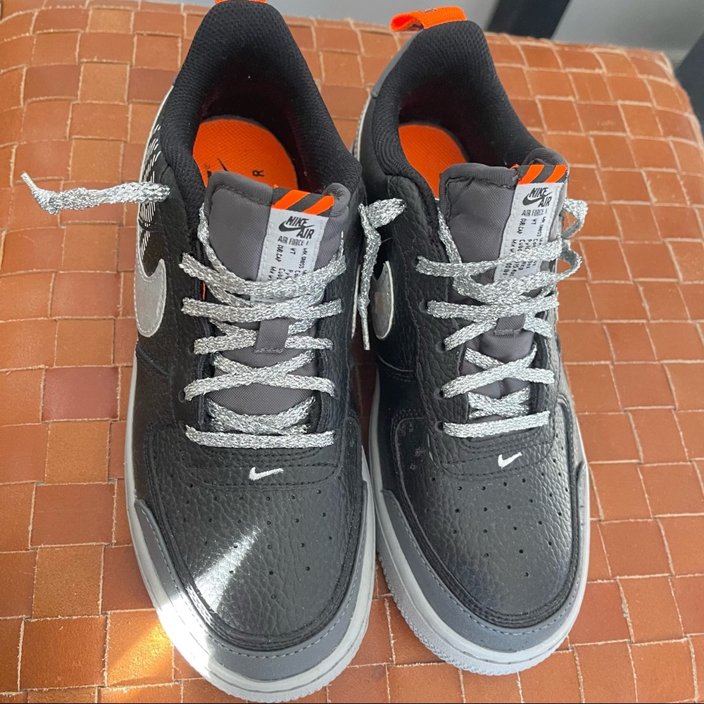 Nike Air Force 1 GS “Under Construction” size 5.5 boys/7 womens